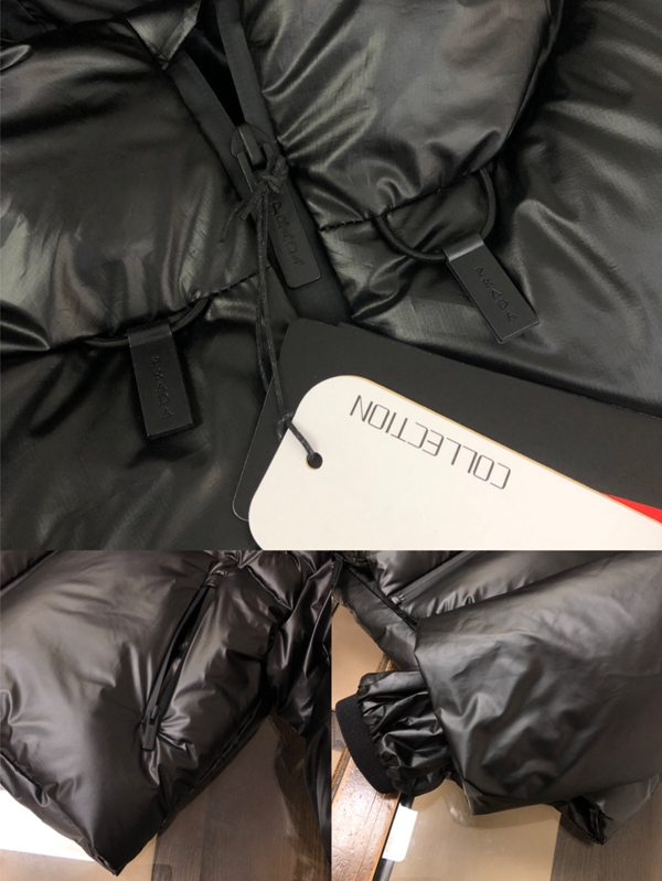 ハイクオリティダウンジャケット細部ディテール